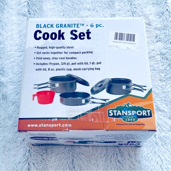 Stansport Black Granite Cook Set - Picture 1 of 6